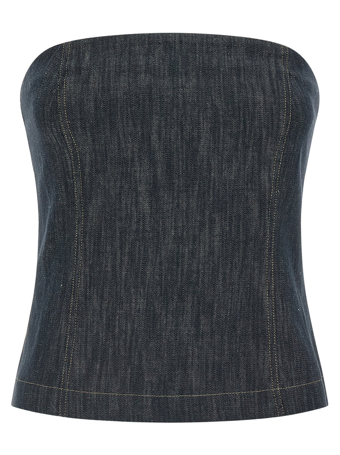 Brunello Cucinelli Denim Top