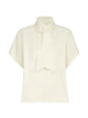 Brunello Cucinelli Short Sleeves Silky Blouse