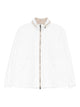 Brunello Cucinelli White Polyester Blend Raincoat