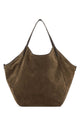 Brunello Cucinelli Mud Suede Shopping Bag