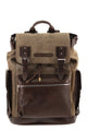 Brunello Cucinelli Herringbone-Texture Backpack With Leather Trims