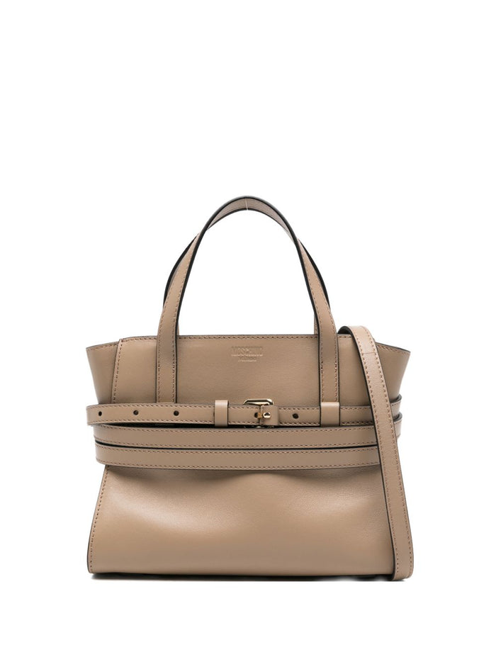 Moschino Couture Tie Me Small Leather Handbag
