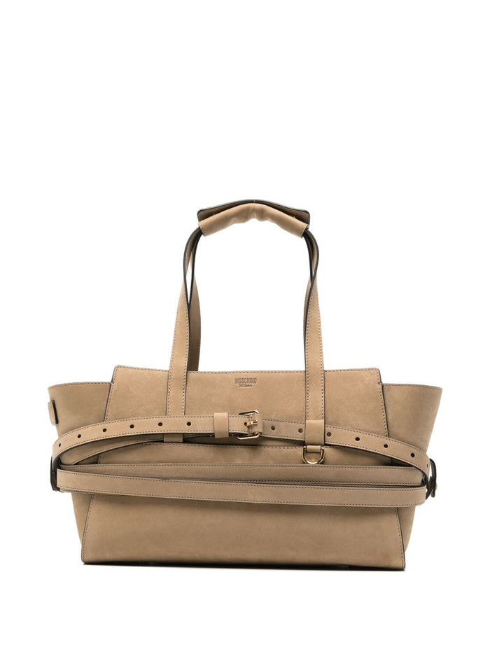 Moschino Couture Tie Me Leather Handbag