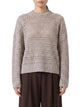 Brunello Cucinelli Linen Openwork Crew Neck Jumper With Sequins