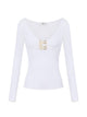 Elisabetta Franchi V-Necked Sweater