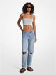 Michael Michael Kors Frayed Distressed Jean