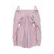 Miu Miu Embroidered Poplin Shirt Dress