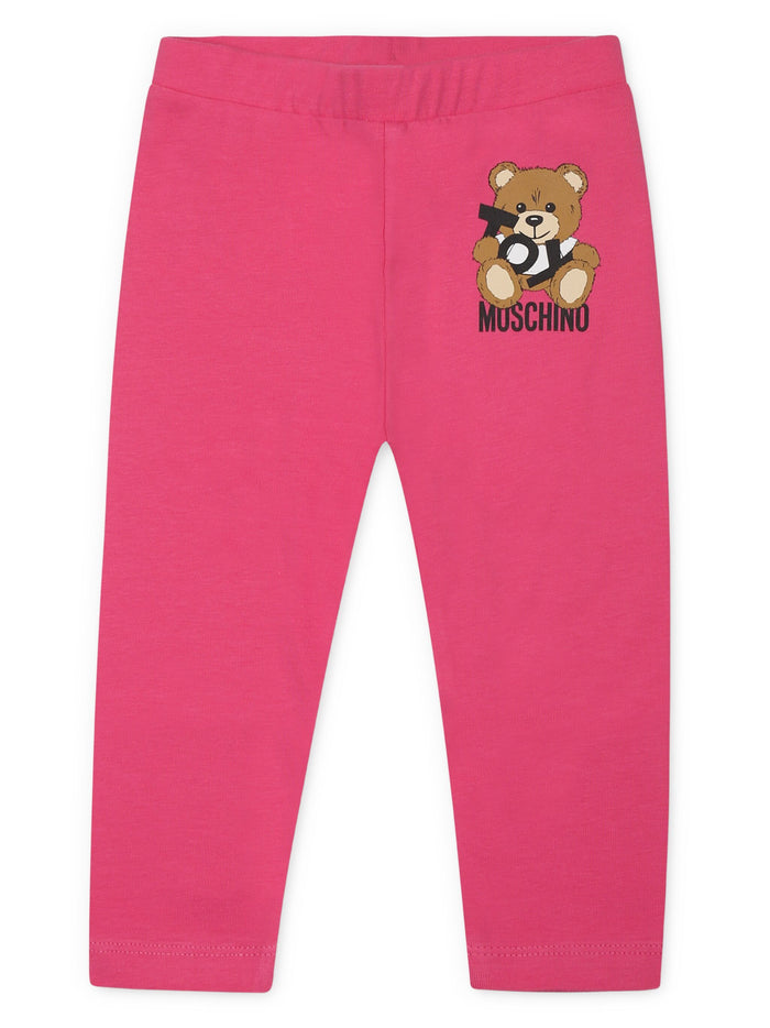 Moschino Kids Leggings With Teddy