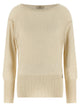 Herno Lamé And Sequin Yarn Sweater