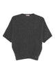 Herno Anthracite Round Neck Sweater