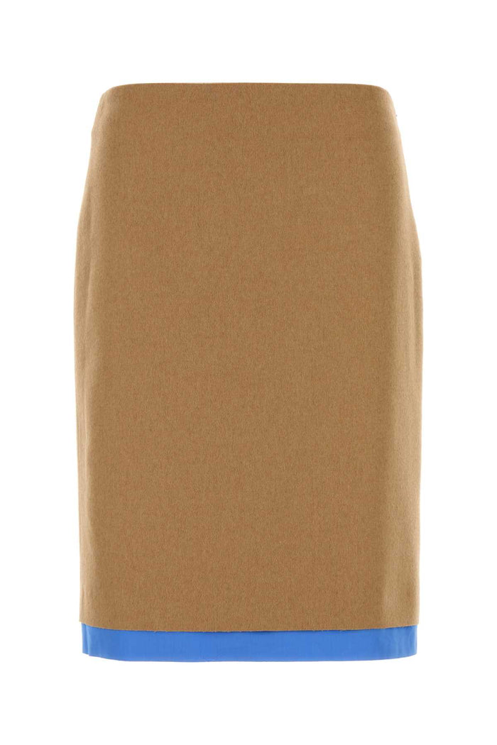 Miu Miu Beige Camel Skirt