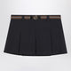 Miu Miu Pleated Blue Miniskirt