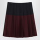 Miu Miu Amaranth/Navy Blue Skirt In Kid Mohair