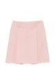 Miu Miu Belted Pleated Mini Skirt