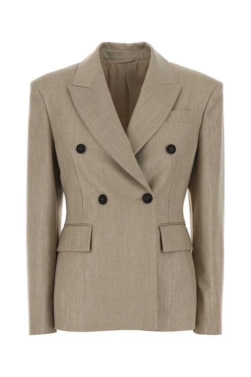 Brunello Cucinelli Cappuccino Twill Blazer