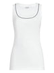 Brunello Cucinelli Ribbed Jersey Tank Top