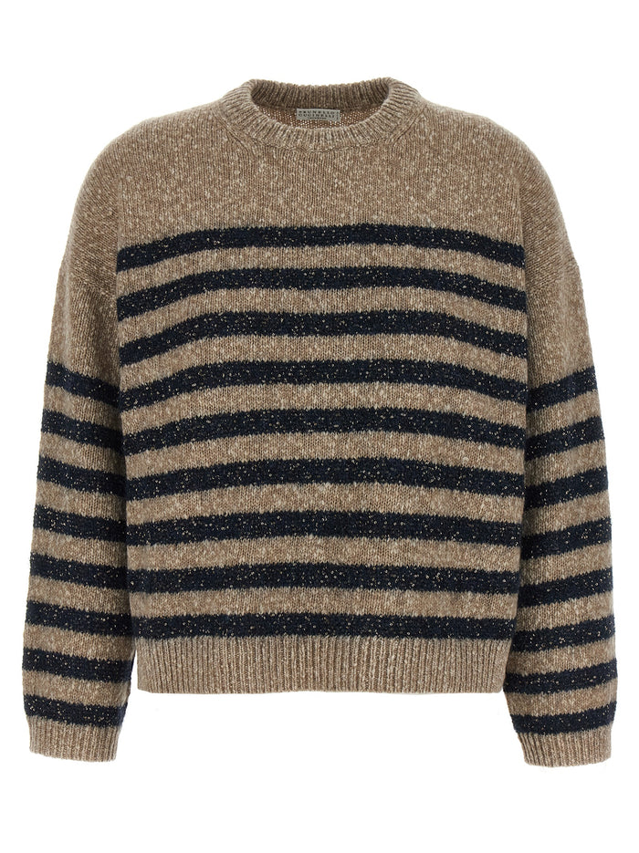 Brunello Cucinelli 'Dazzling Stripes' Sweater
