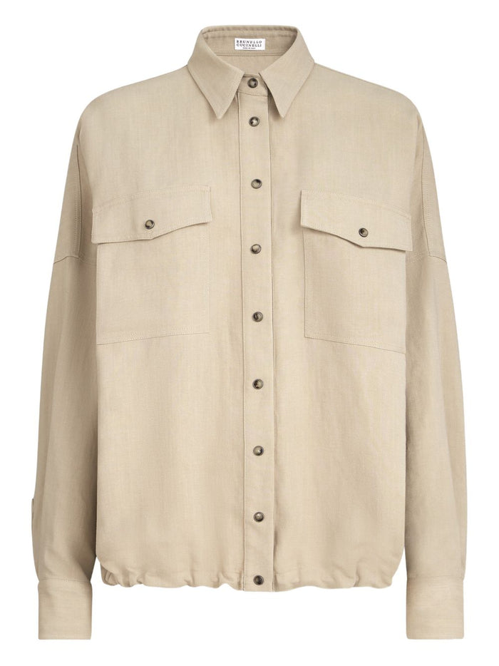 Brunello Cucinelli Long Sleeves Oversized Shirt