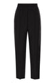Brunello Cucinelli Baggy Pull-Up Trousers In Viscose And Linen Fluid Twill