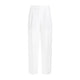 Brunello Cucinelli Slouchy Trousers In Viscose And Linen Fluid Twill With Moniline