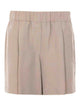Brunello Cucinelli Beige Baggy Shorts