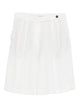 Brunello Cucinelli Beige Viscose Linen Shorts