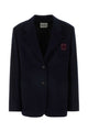 Miu Miu Midnight Blue Wool Blend Blazer