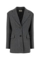 Miu Miu Dark Grey Wool Blazer