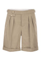 Brunello Cucinelli Cotton And Linen Panama Bermuda Shorts