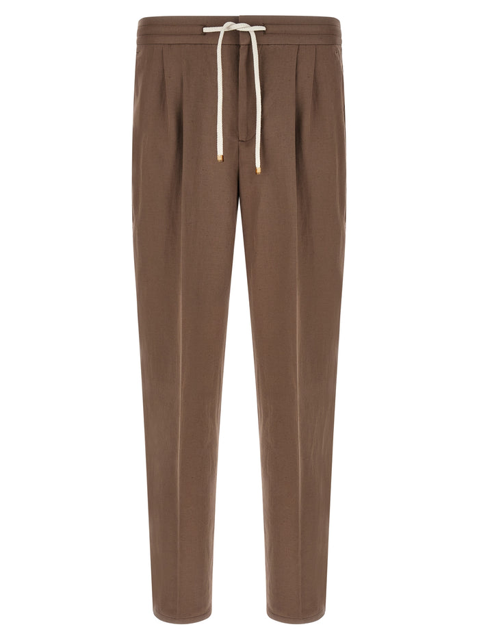 Brunello Cucinelli Linen Trousers