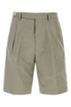 Brunello Cucinelli Dark Grey Cotton Blend Bermuda Shorts