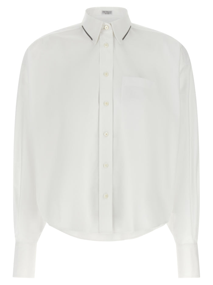 Brunello Cucinelli 'Shiny Trim' Shirt