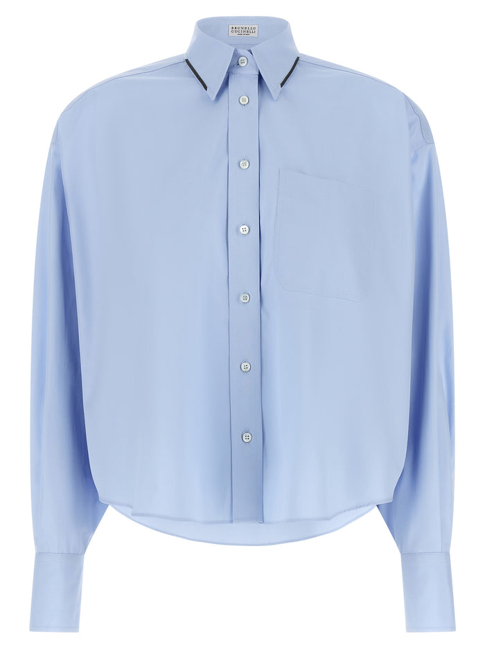 Brunello Cucinelli 'Shiny Trim' Shirt
