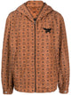 Mcm Monogram Print Hooded Jacket