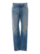 Balmain Blue Polyester Cotton Jeans