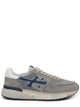 Premiata Grey Calf Leather Sneaker