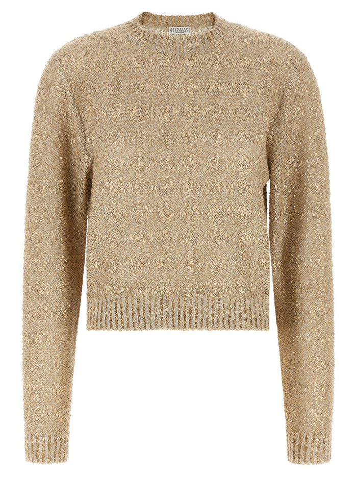 Brunello Cucinelli Micro Sequin Sweater