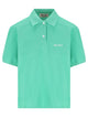 Miu Miu Green Piquet Polo Shirt