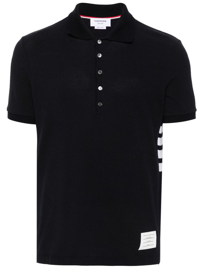 Thom Browne Classic Piqué 4-Bar Polo