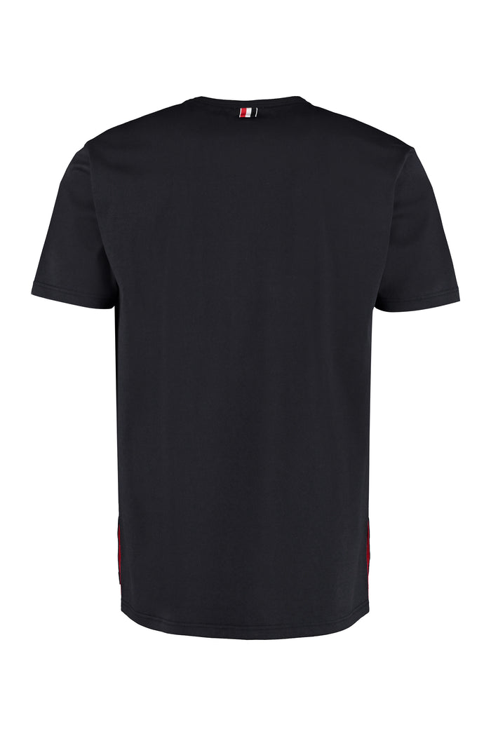 Thom Browne Midnight Blue Cotton T-Shirt