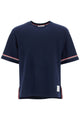 Thom Browne Navy Blue Fit Rugby T-Shirt