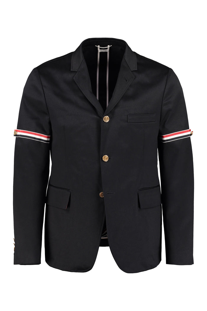 Thom Browne Blue Cotton Clothing Jackets