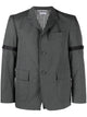 Thom Browne Unstructured Straight Fit Sb S/C With Gg Armband In Typewriter Cloth