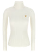 Elisabetta Franchi Turtleneck Embroidery À Jour