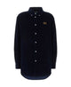 Miu Miu Velvet Logo Shirt