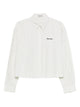 Miu Miu Cropped Striped Shirt