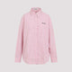 Miu Miu Embroidered Poplin Oversize Shirt