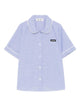 Miu Miu Embroidered Cotton Shirt
