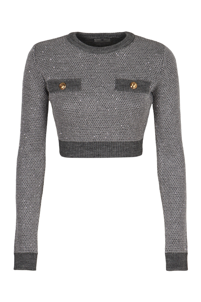 Elisabetta Franchi Sweater With Sequins