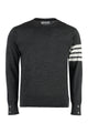 Thom Browne Wool 4-Bar Pullover